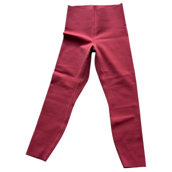 Lululemon Glow Up Super-High-Rise Tight 25 Inch W5FZES in DTRE Desert Red Size 8 - Picture 3 of 10